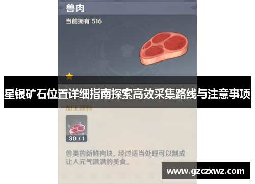 星银矿石位置详细指南探索高效采集路线与注意事项